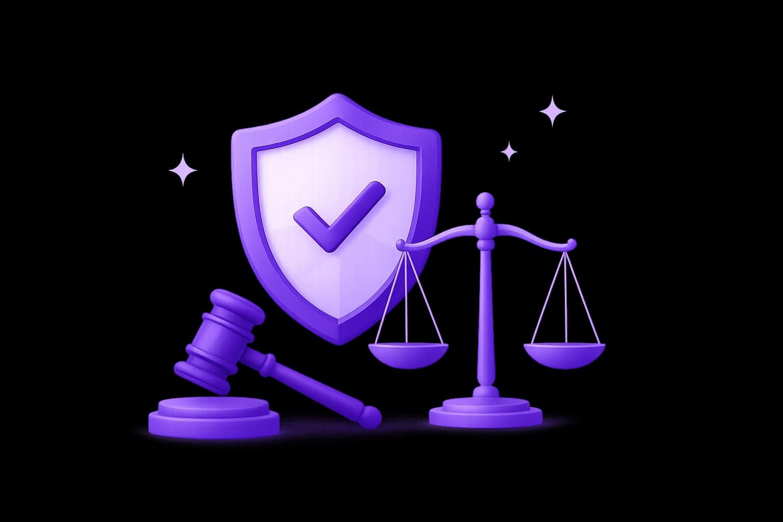 Ilustración de seguridad y justicia